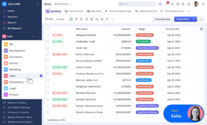 Vista de oportunidades (Deals) en Zoho CRM